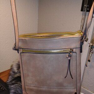 Vegan Leather Crossbody Bag